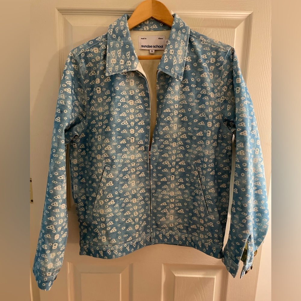 Sundae School Snow Leopard Denim Jacket